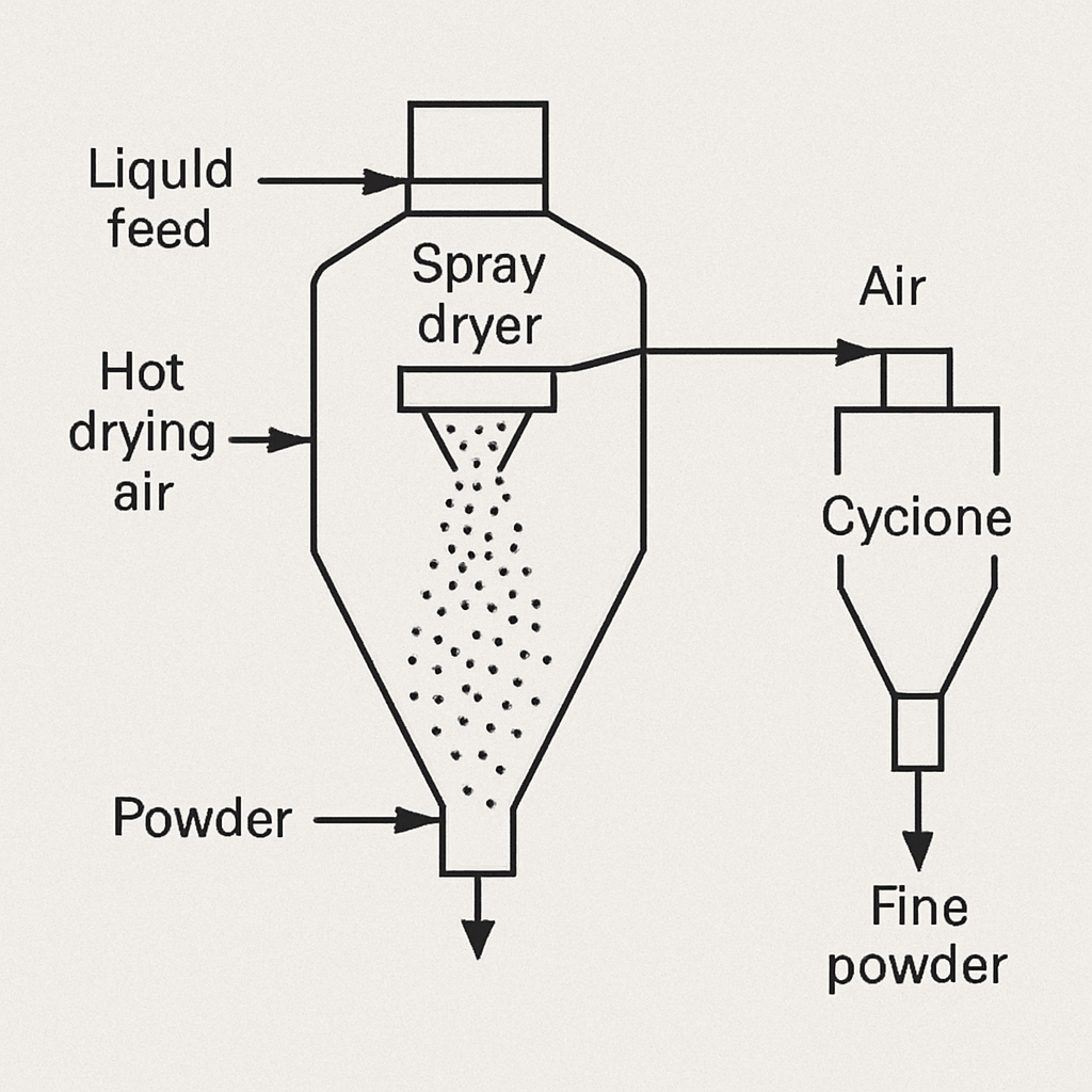 Topology-aware graph neural networks for multistage spray drying