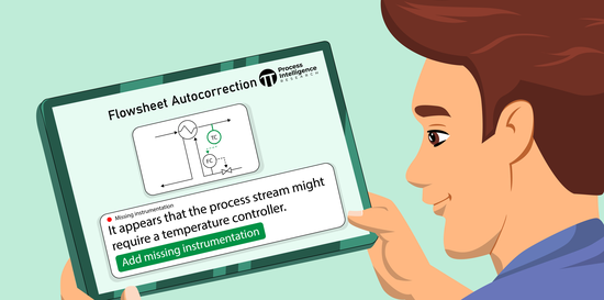 Autocorrection of engineering diagrams