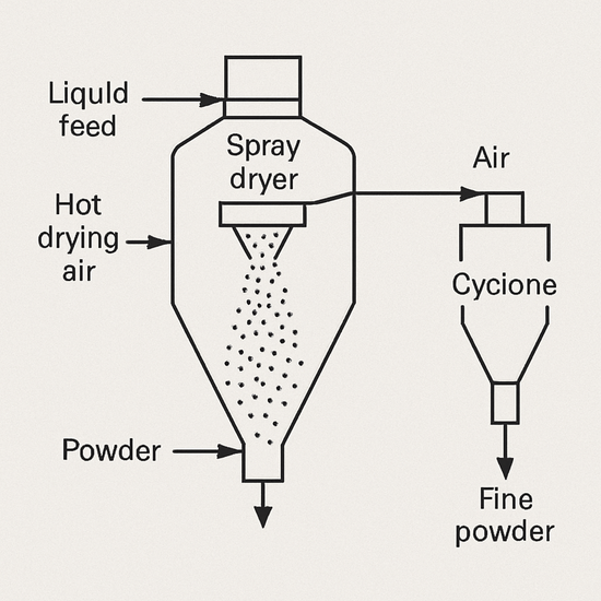 Topology-Aware Graph Neural Networks for Multistage Spray Drying